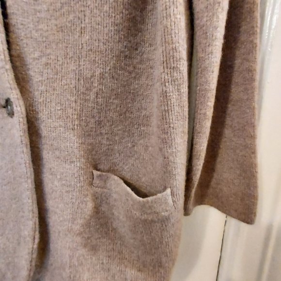 J.Crew  cardigan brown sweater M - Picture 4 of 11